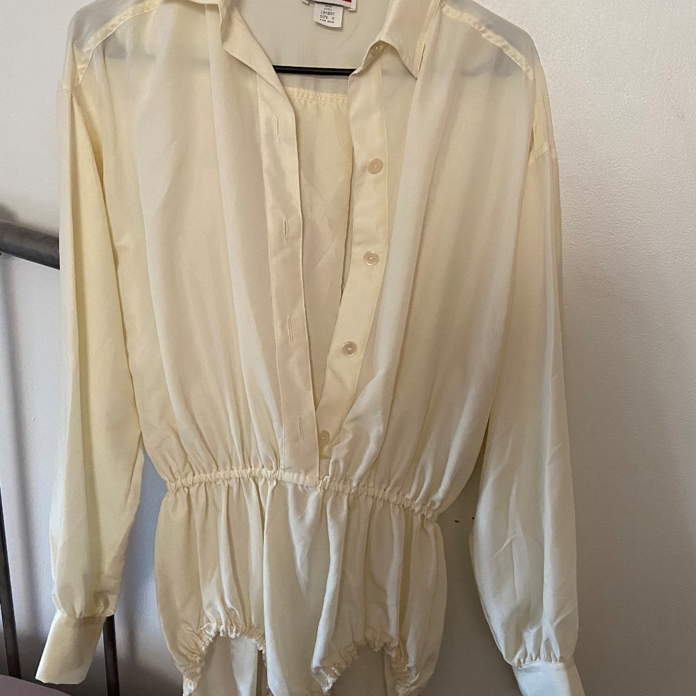 Dress Shirt Body Suit